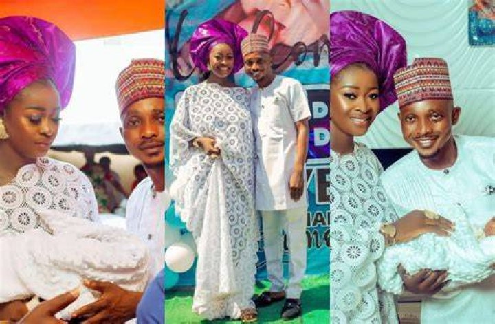 
Actor Sharafadeen Olabode reveals baby’s name, shares photos from his son’s naming ceremony 