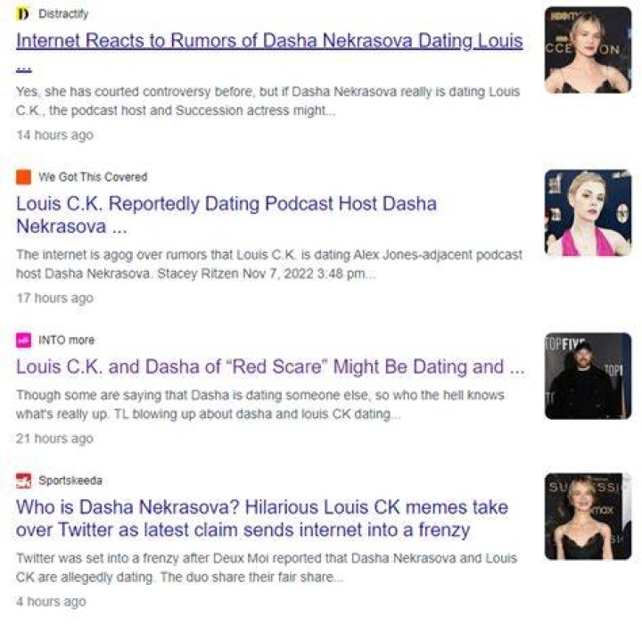 Dasha Nekrasova and Comedia Louis CK Are Apparently Dating and The Internet Has Reactions