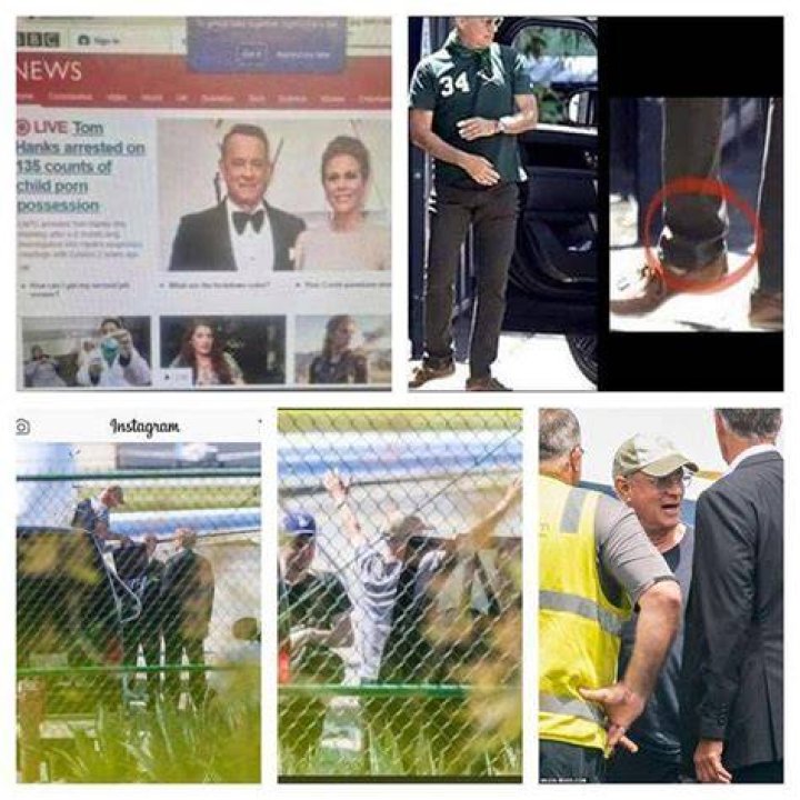 Did the BBC report that Tom Hanks was arrested? Pedophilia claims explored