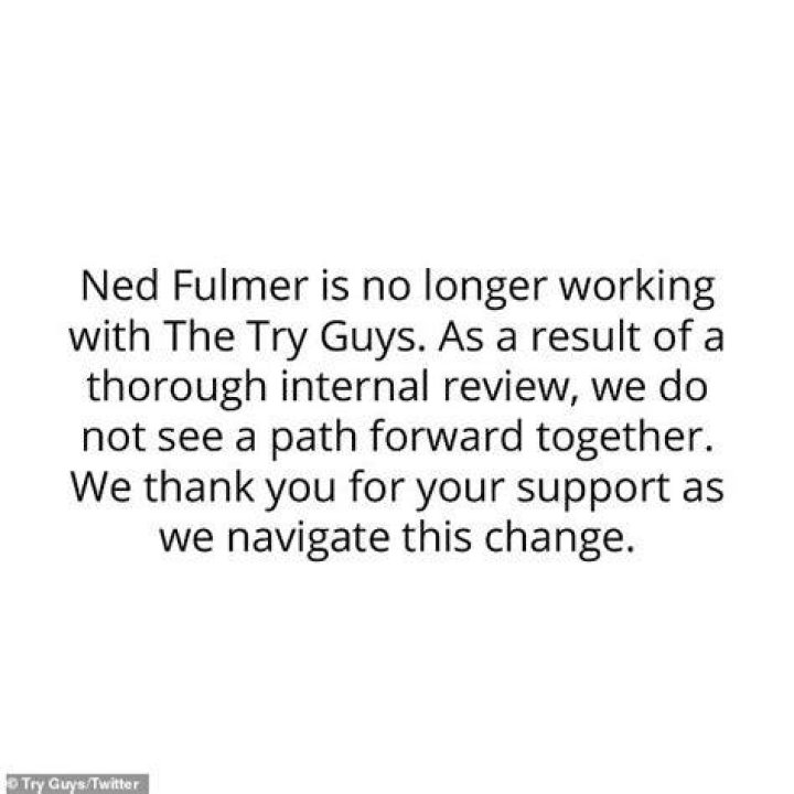 
Ned Fulmer Of “Try Guys” Is Fired After Cheating Allegations 