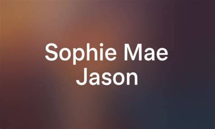 
Sophie Mae Jason Age, Birthday, Wikipedia, Who, Nationality, Biography 