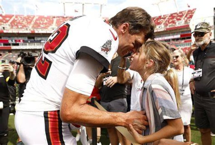 
Tom Brady Posts Sweet and Hilarious Messages About Daughter Prior to Sunday’s Game 