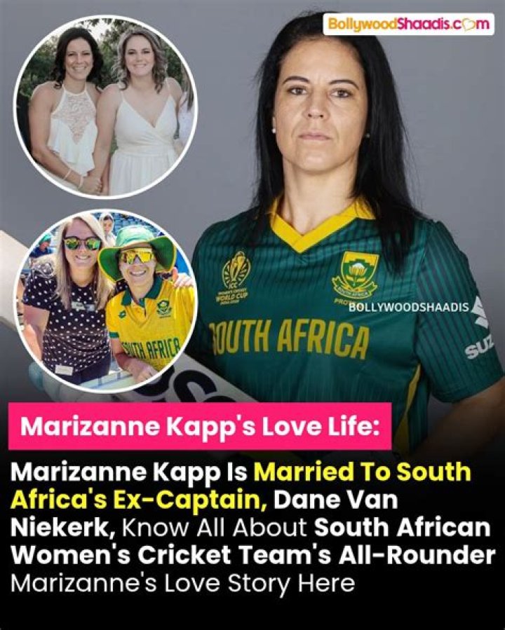 
Who Is Marizanne Kapp Partner Dane van Niekerk? 